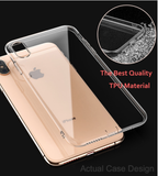 Slim Transparent Case (Black/TPU) - iPhone XS