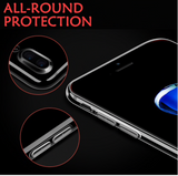 Slim Transparent Case (Black/TPU) - iPhone 6/6S