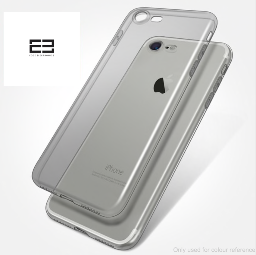 Slim Transparent Case (Black/TPU) - iPhone 5/5S