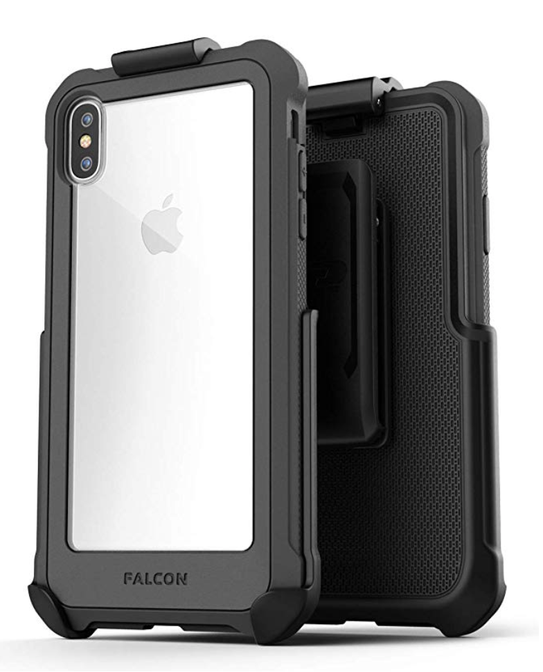 Encased Rugged Belt Clip Holster Clear (PC/TPU) - iPhone XS Max