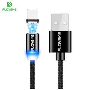 Braided Magnetic 1M Cable (Lightning) - iPhone