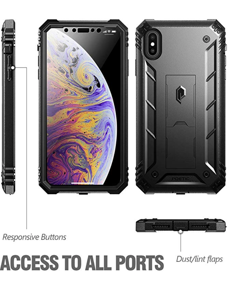 Poetic Revolution Full Body Rugged Case (TPU/PC) - iPhone XS Max