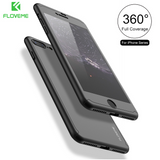 360 Cover Case with Tempered Glass (PC) - iPhone 7