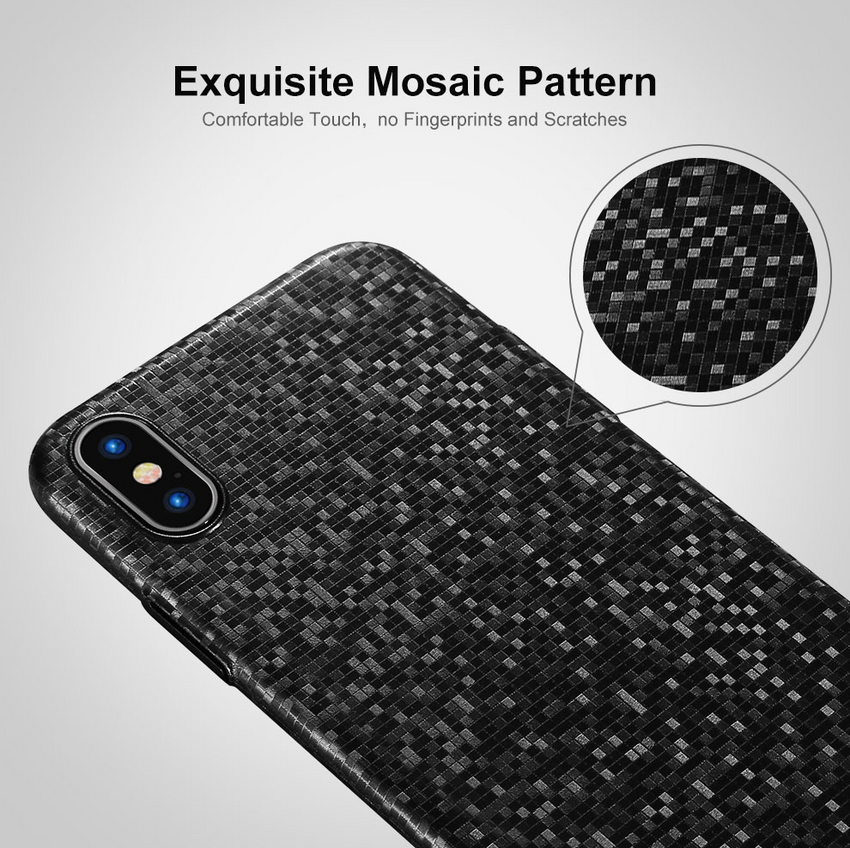 Thin Mosaic Case (PC) - iPhone X