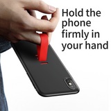 Case with Removable Finger Strap (PC/TPU) - iPhone X