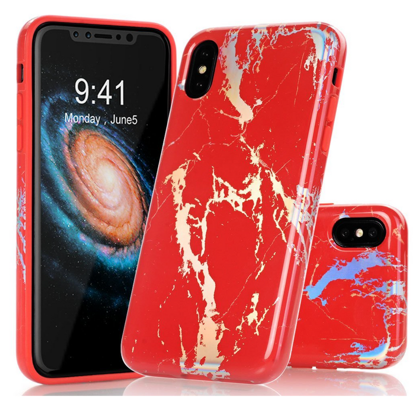 Marble Design Case (TPU) - iPhone X