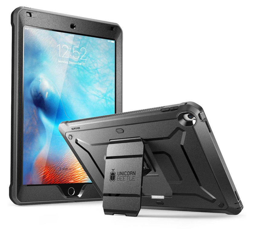 SUPCASE Unicorn Beetle Pro Series Rugged Full Body Case with Built in Screen Protector - iPad 9.7 2017/2018