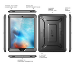 SUPCASE Unicorn Beetle Pro Series Rugged Full Body Case with Built in Screen Protector - iPad 9.7 2017/2018